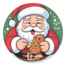 Biscoito Festivo Divertido do Papai Noel Feriado