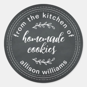 Adesivo Biscoitos Caseiros Da Cozinha de Lousa