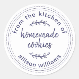 Adesivo Biscoitos Caseiros Rústicos Da Cozinha de Aula