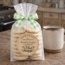 Biscoitos Caseiros Rústicos Personalizados em Pape