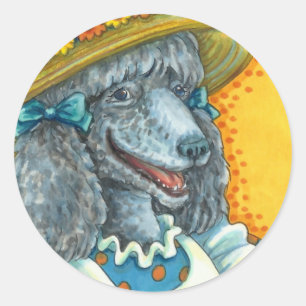 ADESIVO BISCOITOS DE CACHORRO E CESTA LESTE DE OVOS, POÓDU