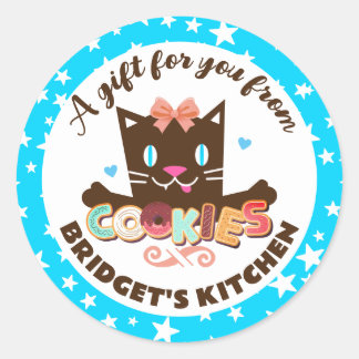 Adesivo Biscoitos de gatinhos lindos da cozinha da cozedur