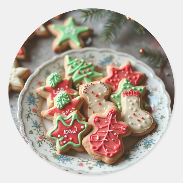 Adesivo Biscoitos de Natal (Frente)