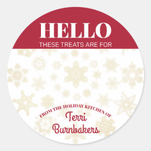 Adesivo Biscoitos de Natal caseiros cozinhando de