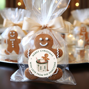 Adesivo Biscoitos Fofos e Natal de Chocolate Quente