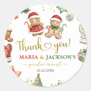 Adesivo Biscoitos Gingerbis Sexo Revelar Marcas Favoráveis