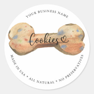 Adesivo Biscoitos Naturais Gourmet para Cães