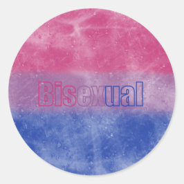 Adesivo Bisexual pride flag sticker