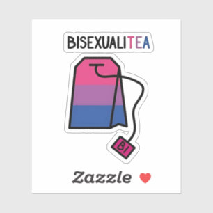 Adesivo BisexualiTEA Bandeira do Orgulho Bi Tea Bissexual