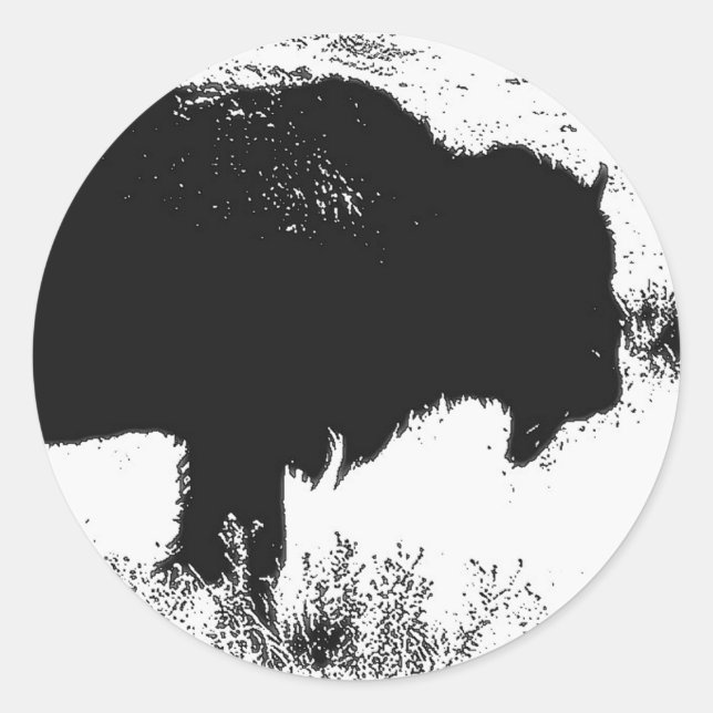 Adesivo Bison - Buffalo (Frente)
