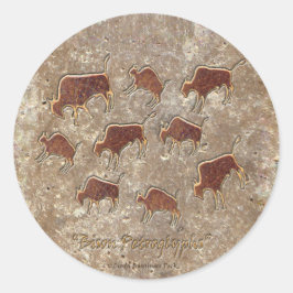 Adesivo Bison Petroglicphs