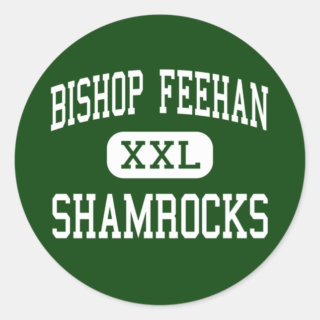 Adesivo Bispo Feehan - Shamrocks - Alto - Attleboro (Frente)
