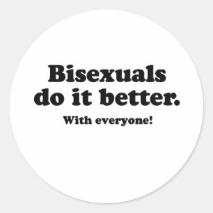 Adesivo Bissexuais fazem melhor