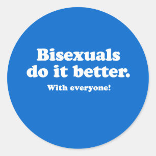Adesivo Bissexuais fazem melhor
