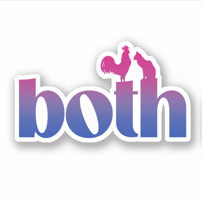 Adesivo Bissexual Ambos (Frente)