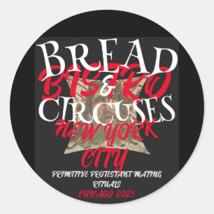 ADESIVO BISTRO PÃO E CIRCOS CIDADE DE NOVA YORK