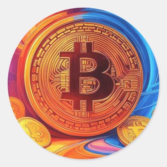Adesivo Bitmoney (Frente)