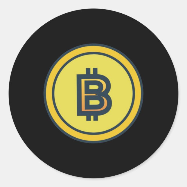 Adesivo Bitmoney Crypto Design Sticker (Frente)