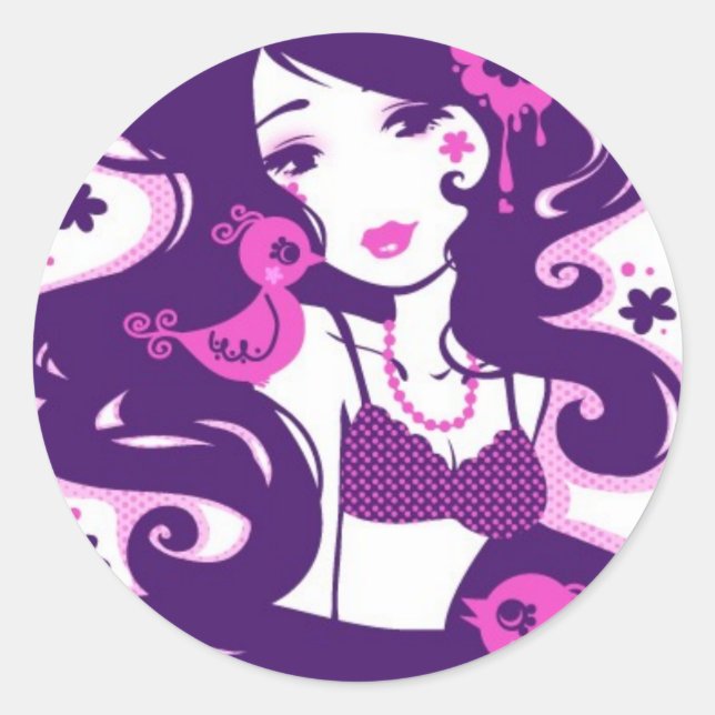 Adesivo Bitty Birdy Stickers (Frente)