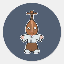 Adesivo Biwa-bokuboku, o Yokai de Cabeça de Luta