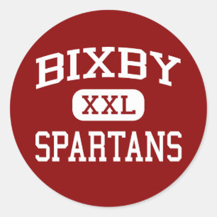 Adesivo Bixby - Spartans - escola secundária - Bixby