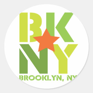 Adesivo BK Brooklyn Green Sticker
