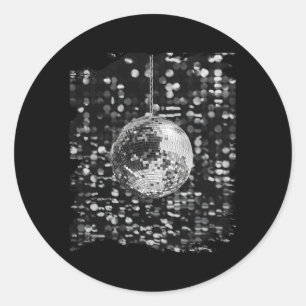 Adesivo Black and White Disco Ball Club