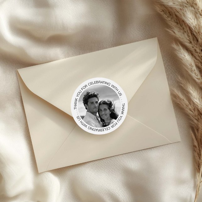 Adesivo Black and White Photo Thank You (Criador carregado)