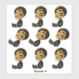 Adesivo Black Anime Boys