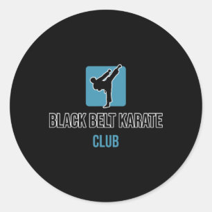 Adesivo Black Belt Karate Club