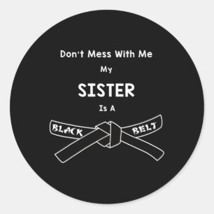 Adesivo Black Belt Karate Shirt Comt Hapkido Martial Artes