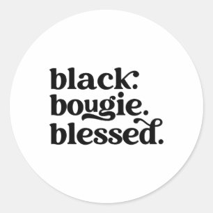 Adesivo Black Bougie abençoou o historiador negro africano