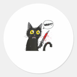 Adesivo Black Cat Halloween Costume Witchcraft Spy Web