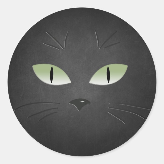 Adesivo Black Cat Spooky Halloween (Frente)