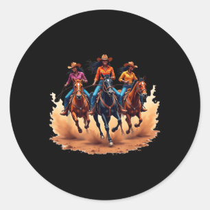 Adesivo Black Cowgirl Western Rodeo Melanin