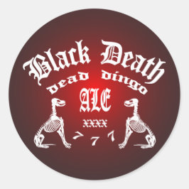 Adesivo Black Death 777 - Morto Dingo Ale