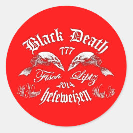 Adesivo Black Death 77 - Fisch Liptz Hefeweizen