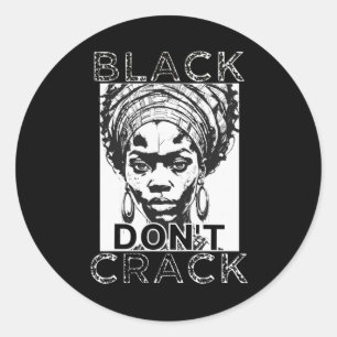Adesivo Black Don't Crack 1 Sticker