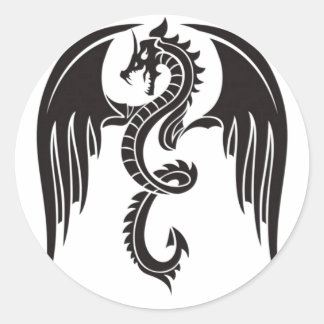 Adesivo BLACK dragon DRAGÃO NEGRO