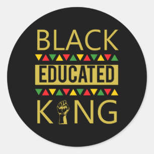 Adesivo Black Educated King Black African American