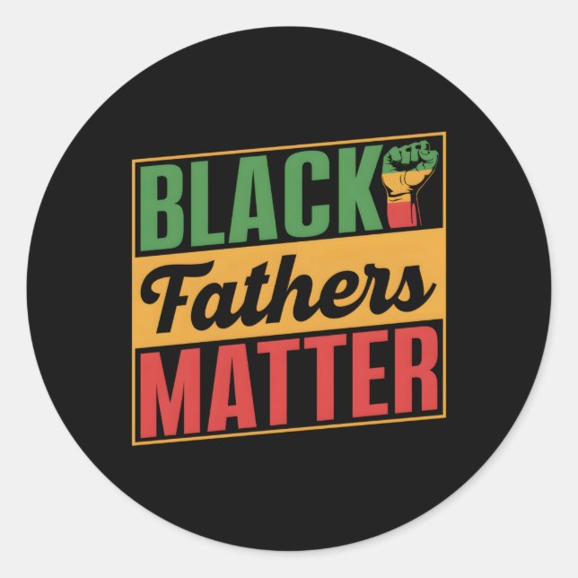 Adesivo Black Fathers Matter American Africa Junúltimo 186 (Frente)
