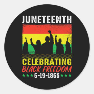 Adesivo Black Freedom June 19 1865 JuneteAfrican Amer