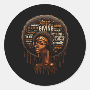 Adesivo Black Girl I Am Black History Month Pride Melanin