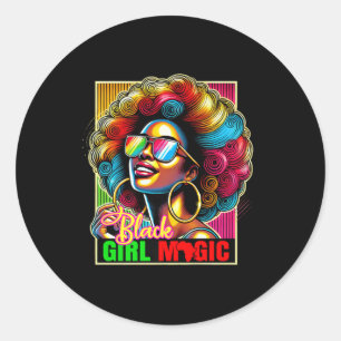 Adesivo Black Girl Magic Africa Afro Black Queen Melanin S