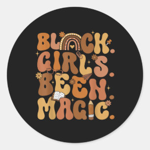 Adesivo Black Girls Bebeu Magic Melanin African American H