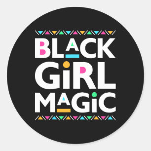 Adesivo Black Girls Magic Melanin African American History