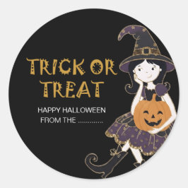 Adesivo Black | Halloween Little Witch