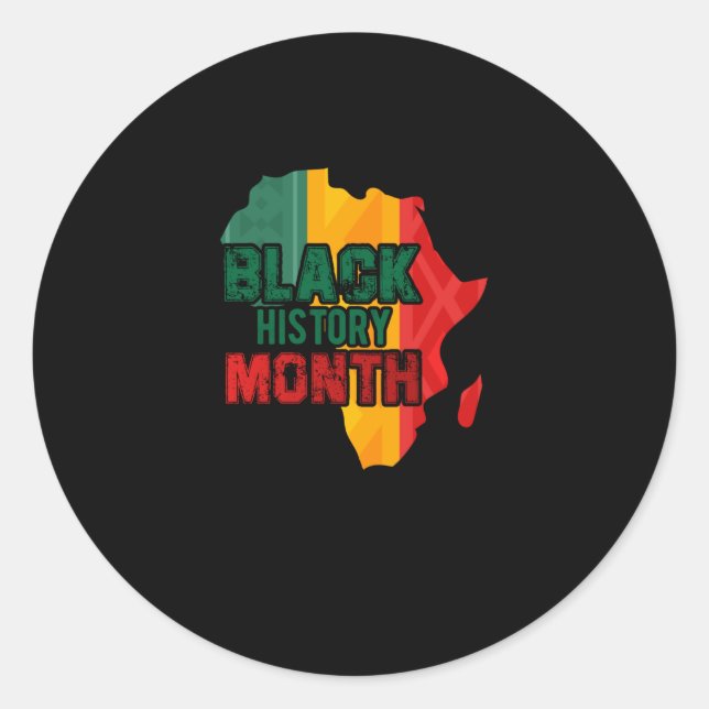 Adesivo Black History Month Africa Flag (3) (Frente)