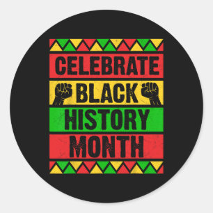 Adesivo Black History Month African American Country Celeb