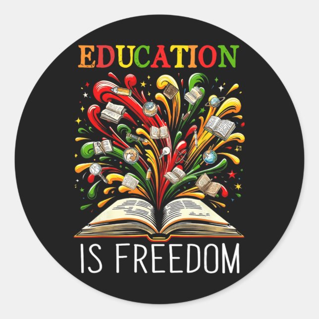 Adesivo Black History Month Black Leaders African American (Frente)